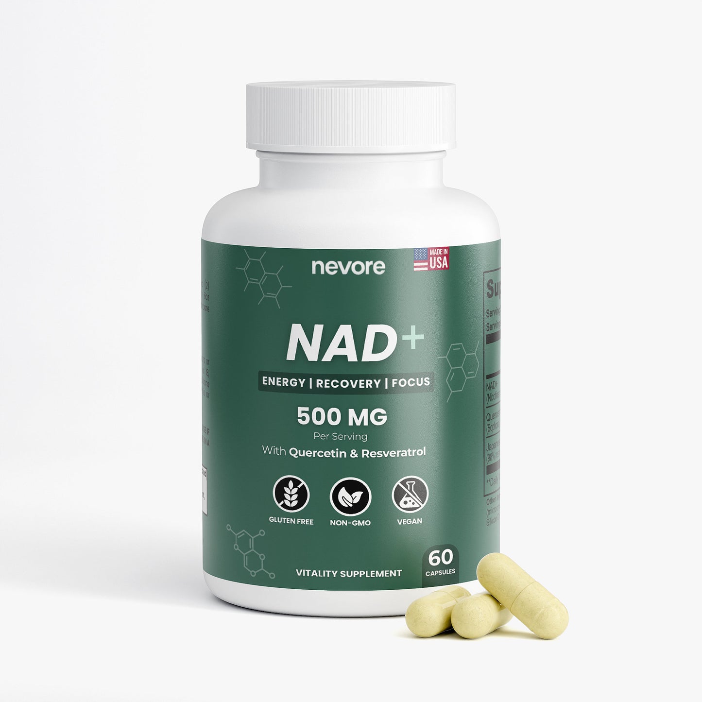Pure NAD+ Supplement | Clinically Proven to Boost NAD+ Levels Up To 67%