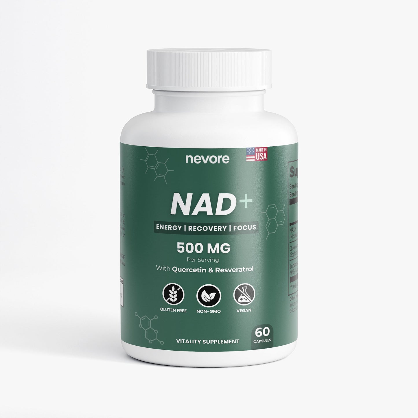 Pure NAD+ Supplement | Clinically Proven to Boost NAD+ Levels Up To 67%